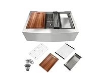 Casainc Farmhouse Kitchen Sink with Accessories