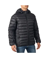 Alpine Swiss Men's Milo Hooded Puffer Jacket Down Alternative Lightweight Coat