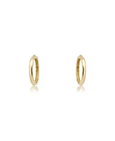 The Lovery Thin Gold Huggie Hoop Earrings 14K Gold