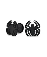 Bling Jewelry Widow Spider Ear Plug Illusion Stud Earrings Surgical Steel 16G
