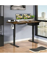 Gouun 48-inch Electric Height Adjustable Standing Desk with Control Panel