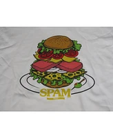 Spam Brand 1937 Sandwich On Plate Men's White Sweatshirt-3XL