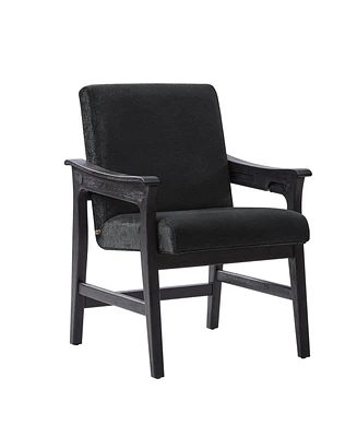 Hulala Home Marshall Modern Dining Chair with Solid Wood Legs