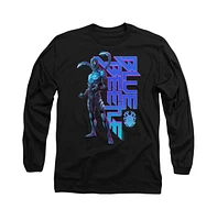 Blue Beetle Men's Standing Long Sleeve Adult Tee / T-Shirt