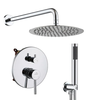 Casainc PureEssence Pressure-Balanced (Temperature And Volume) All-In-One Kit with Rough in-Valve