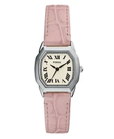 Fossil Women's Harlow Three-Hand Light Pink Leather Watch, 27mm