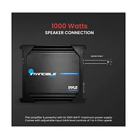 Pyle Mono-Block Mosfet Amplifier, 1000W Max, Invincible Series