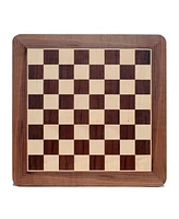 We Games Grand Staunton Chess Set & Wooden Box Tournament Size Weighted Pieces & Walnut Board 19 in.