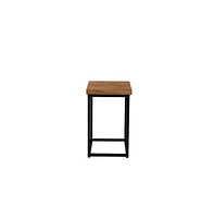 Jofran Ames Solid Wood Modern Chairside End Table