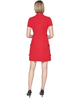 Karl Lagerfeld Paris Women's Bow-Trim Sheath Dress