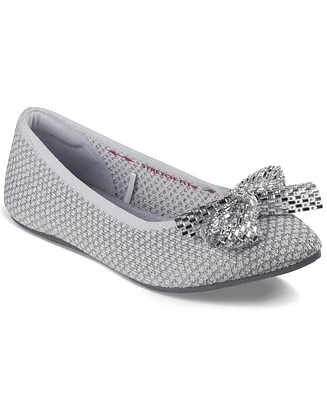 Skechers Women's Cleo Point Bow - Shimmery Shine Skimmer Flats from Finish Line