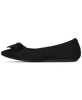 Skechers Women's Cleo Point Bow - Shimmery Shine Skimmer Flats from Finish Line