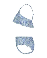 Roxy Big Girls Fresco Tile Flounce Bikini, 2-Piece Set