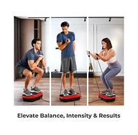 LifePro Compact Vibration Plate Exercise Machine for Full Body, Lymphatic Drainage, Joint Pain Relief & Calorie Burn