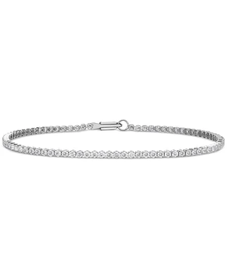 Diamond Skinny Tennis Bracelet (2 ct. t.w.) in 14k White Gold