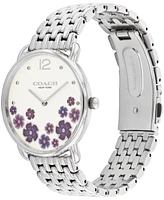 Coach Women's Elliot Silver Tone Stainless Steel Bracelet Watch, 36mm