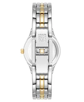 Anne Klein Women's Quartz Black and Two-Tone Metal Alloy Watch, 26mm