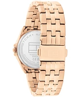 Tommy Hilfiger Women's Quartz Rose Gold Tone Stainless Steel Bracelet Watch, 30mm