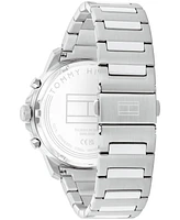 Tommy Hilfiger Men's Multifunction Silver Tone Stainless Steel Bracelet Watch