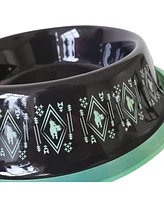 Non-Skid Boho Stainless Steel Dog Bowl – with Whimsical Unicorn Design