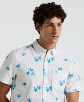 Original Penguin Men's Floral Print Button-Down Shirt