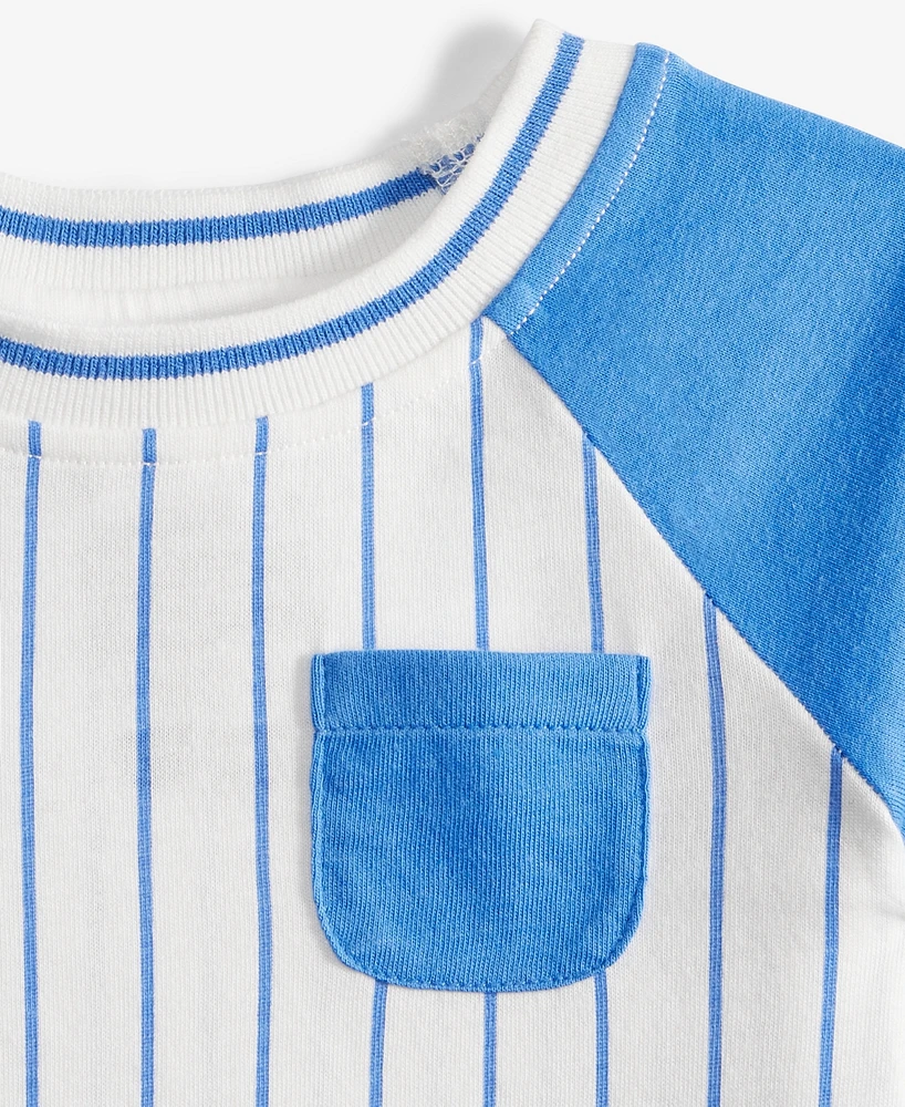 First Impressions Baby Boys Sporty Striped Sunsuit, Exclusively at Macy's