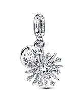 Pandora Sparkling Firework Double Dangle Charm