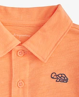 First Impressions Baby Boys Little Turtle-Detail Polo Shirt, Exclusively at Macy's