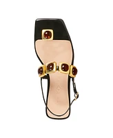 Katy Perry Women's The Camie Square Toe Ornament Flat Sandals