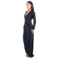 Pia Gladys Perey Women's Sheath V-Neck Evening Dress