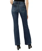 Silver Jeans Co. Women's Suki Mid Rise Curvy Fit Bootcut Jeans