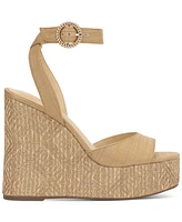 Jessica Simpson Women's Kamindi Ankle-Strap Platform Wedge Sandals
