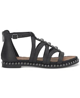 Lucky Brand Women's Korina Embellished Strappy Gladiator Flat Sandals