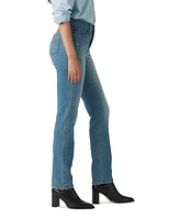 Levi's 314 Shaping Slimming Straight Leg Mid Rise Jeans