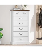 gaomon Farmhouse 7 Drawers Dresser Chests for Bedroom