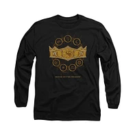 House Of The Dragon Men's Crown Long Sleeve Adult Tee / T-Shirt