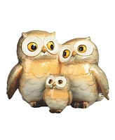 Fc Design "2-pc Set" 6.25"H Owl Family Figurine Statue Ornament Home Room Office Decor and Perfect Ideas for Housewarming, Holidays and Birthdays