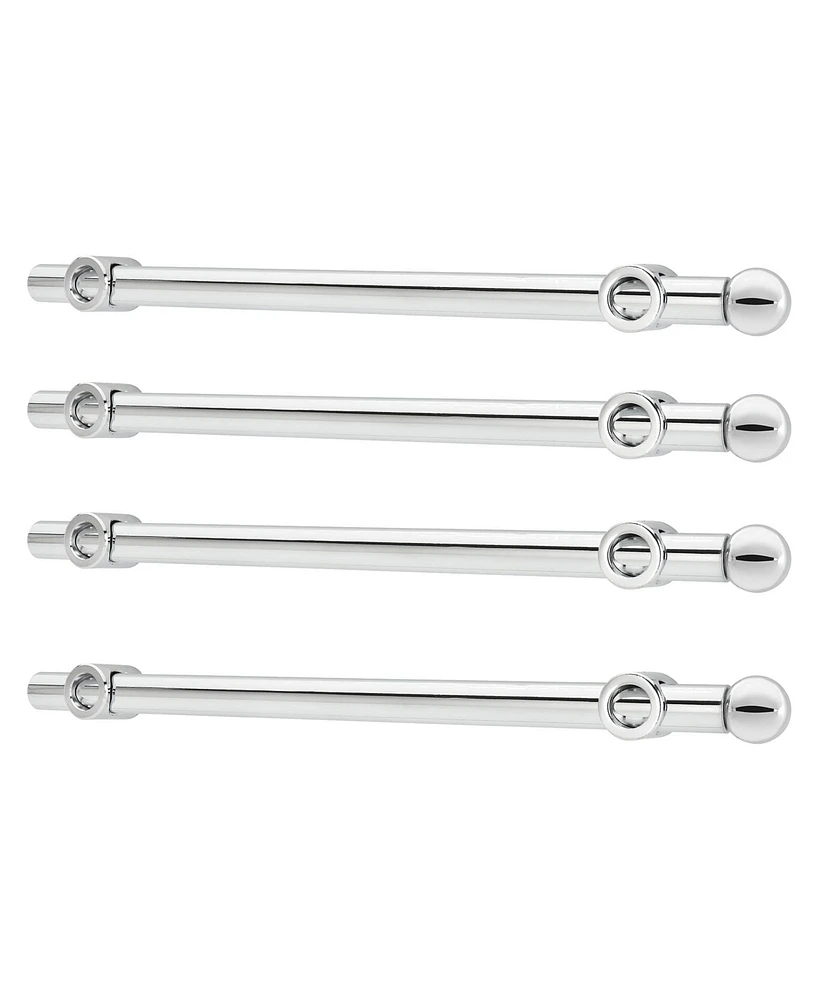 Rev-a-Shelf 14" Extendable Metal Closet Valet Rod, Cvr-14-cr (4 Pack)