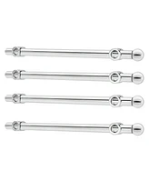 Rev-a-Shelf 14" Extendable Metal Closet Valet Rod, Cvr-14-cr (4 Pack)