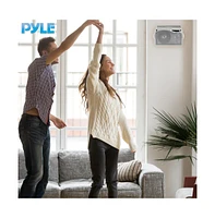 Pyle 3.5" 200 Watt 3-Way Weatherproof Mini Box Speaker System, Silver