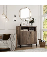 gaomon Storage Cabinet with Doors and Shelves Sideboard for Living Room