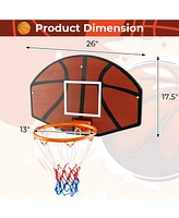 Kuyotq Indoor Outdoor Basketball Games with Large Shatter-proof Backboard