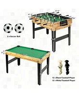 Kuyotq 10-in-1 Multi Combo Game Table Set for Home