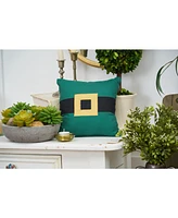 C&F Home 10" x 10" St. Patrick's Day Belt Embroidered Small/Petite Accent Throw Pillow