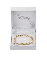 Disney Crystal Multi Color Station Mickey Mouse Tennis Bracelet