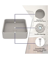 Casainc Square Vessel Bathroom Sink