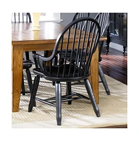 Liberty Furniture Bow Back Arm Chair - Black