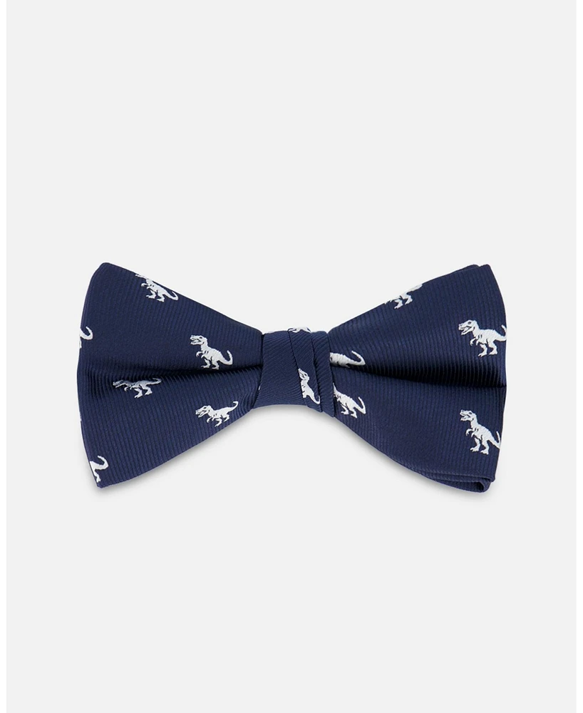 Deux par Boy Bow Tie Navy Blue And Dino - Toddler|Child