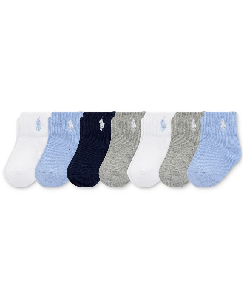 Polo Ralph Lauren Baby Boys Polo Baby Essential Socks, Pack of 7