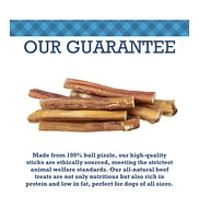 Country Living All-Natural Beef Bully Stick Dog Treats – High-Protein, Low-Odor Dog Treats for Chewing, and Behavioral Training, Long-Lasting,